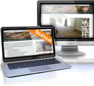 Website for Local Services Company - Woodland Floors